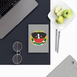 Hard Backed Journal - Watermelon Logo (Grey)