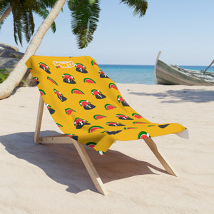 Beach Towel - Yellow Watermelon