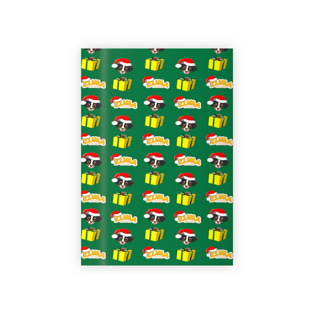 Christmas Gift Wrapping Paper, 1pc - Allover Print - Green