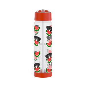 Infuser Water Bottle - Allover Watermelon Print