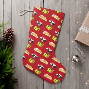 Santa Stocking - All over Red