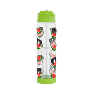 Infuser Water Bottle - Allover Watermelon Print
