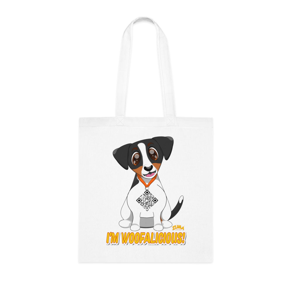 Zuma the Dog Cotton Tote - Woofalicious AR Gaming Experience Bag