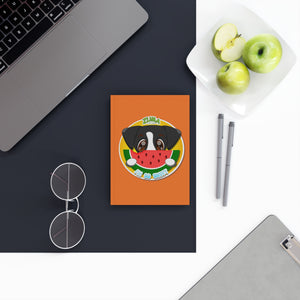 Hard Backed Journal - Watermelon Logo (Orange)
