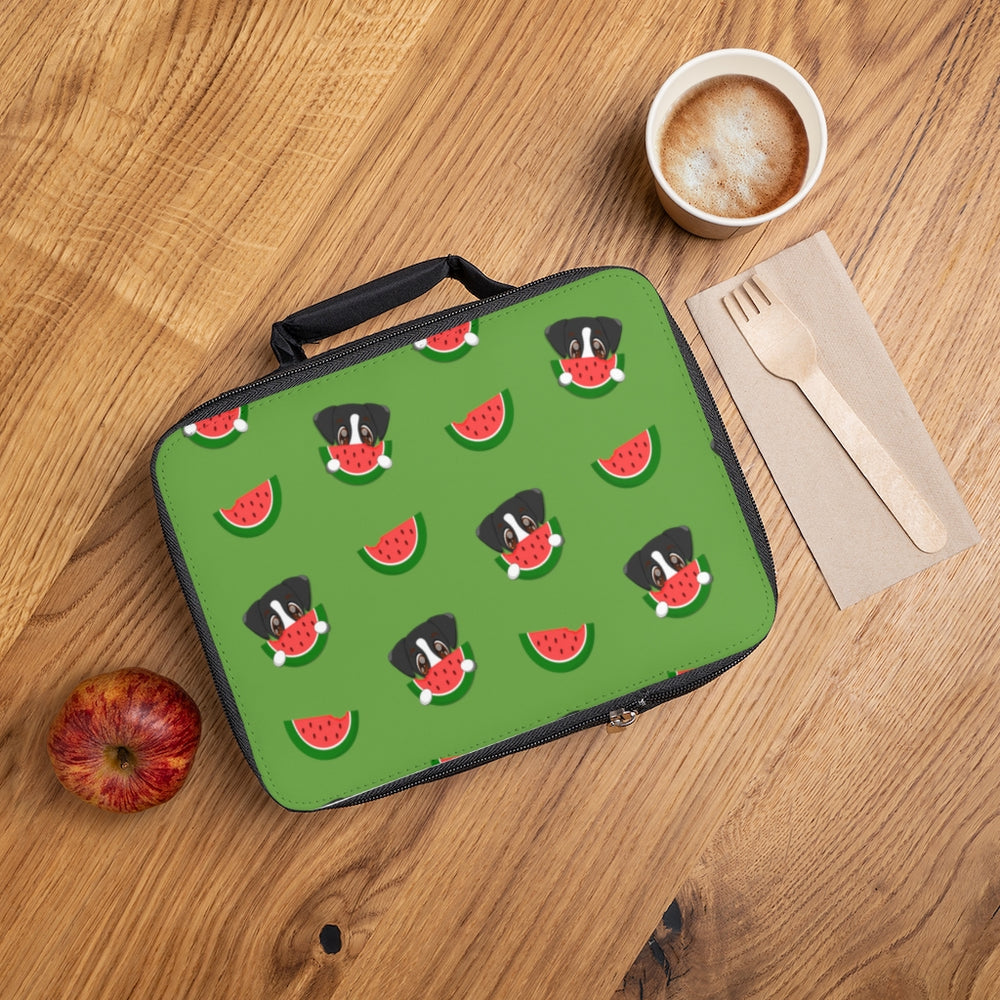 Lunch Bag - Allover Watermelon Print (Green)