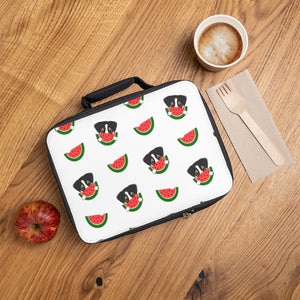 Lunch Bag - Allover Watermelon Print (White)