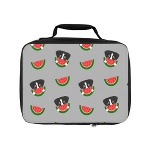Lunch Bag - Allover Watermelon Print (Grey)