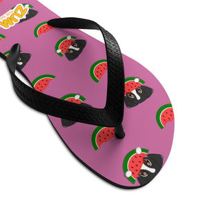 
            
                Load image into Gallery viewer, Unisex Flip-Flops - Pink Watermelon
            
        