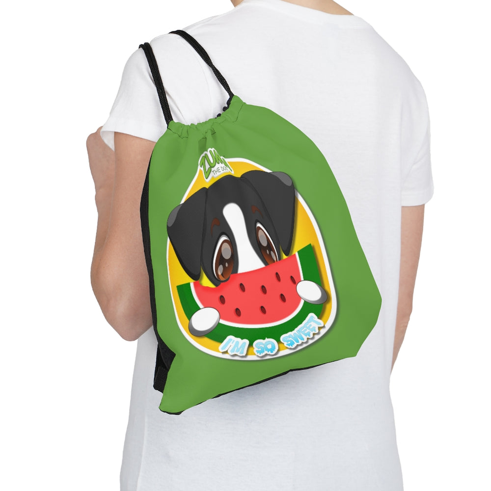 
            
                Load image into Gallery viewer, Outdoor Drawstring Bag - Watermelon Logo (Green)
            
        