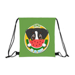 Outdoor Drawstring Bag - Watermelon Logo (Green)