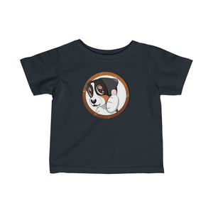 
            
                Load image into Gallery viewer, Infant Fine Jersey Tee - Thumbs Up Logo
            
        