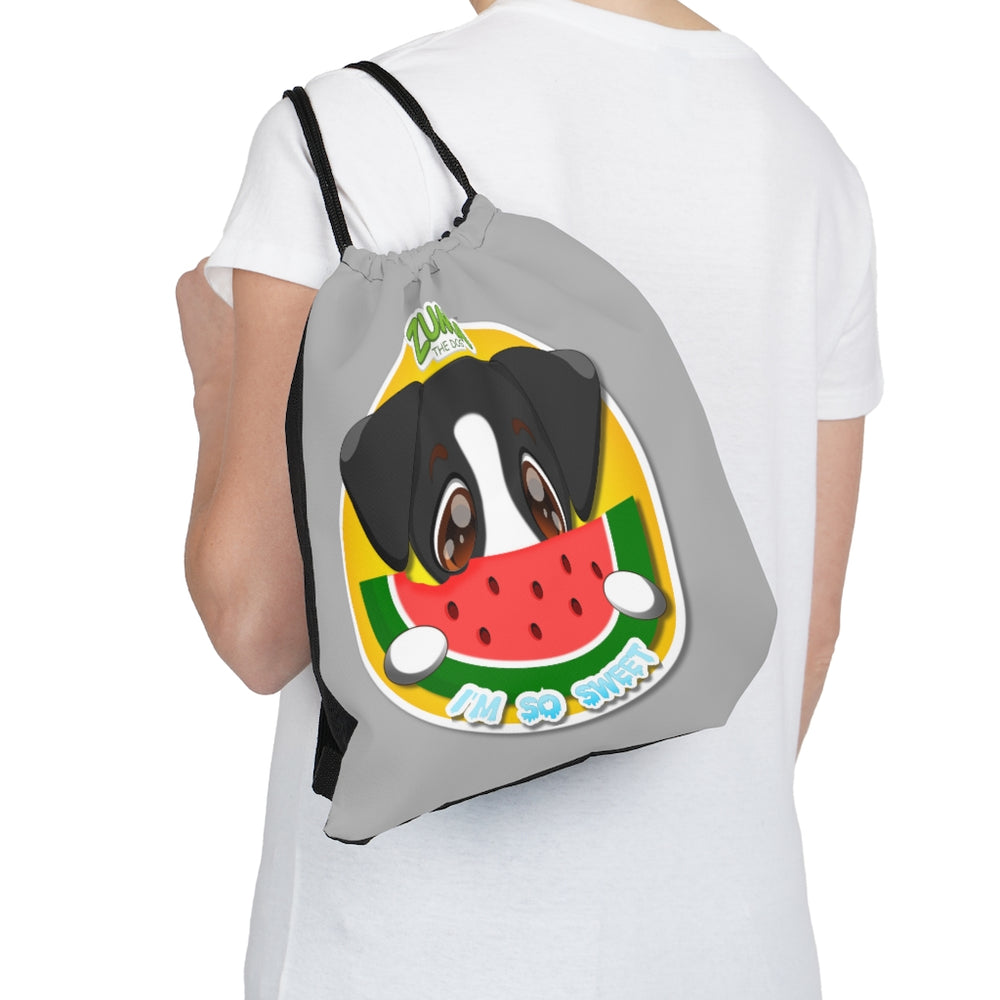 
            
                Load image into Gallery viewer, Outdoor Drawstring Bag - Watermelon Logo (Grey)
            
        