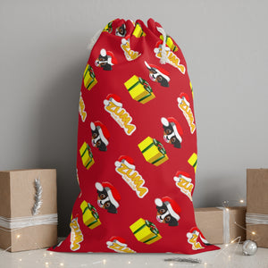 
            
                Load image into Gallery viewer, Santa Sack - Zuma Allover Print - Red
            
        