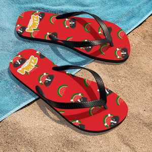 
            
                Load image into Gallery viewer, Unisex Flip-Flops - Red Watermelon
            
        