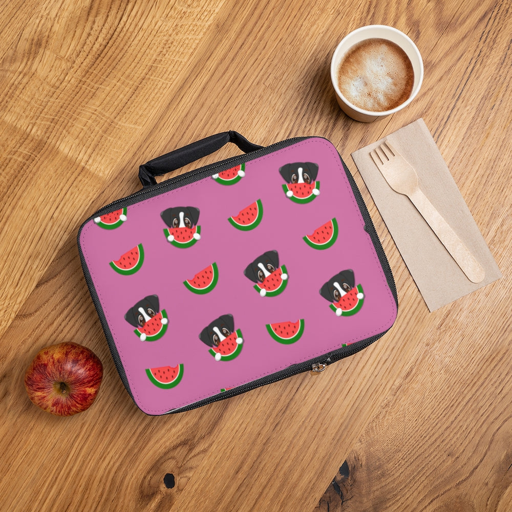 Lunch Bag - Allover Watermelon Print (Pink)