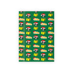 Christmas Gift Wrapping Paper, 1pc - Allover Print - Green