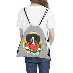 
            
                Load image into Gallery viewer, Outdoor Drawstring Bag - Watermelon Logo (Grey)
            
        