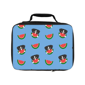 
            
                Load image into Gallery viewer, Lunch Bag - Allover Watermelon Print (Blue)
            
        