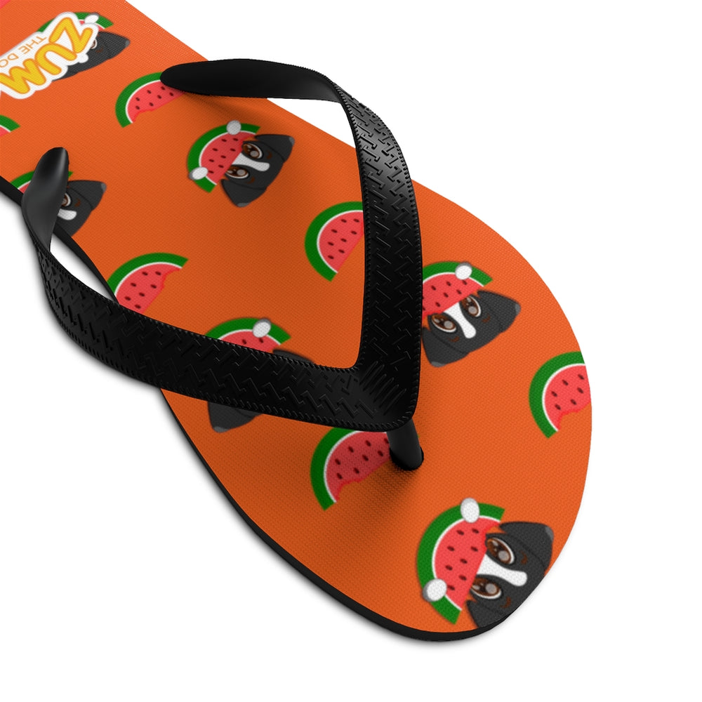 
            
                Load image into Gallery viewer, Unisex Flip-Flops - Orange Watermelon
            
        
