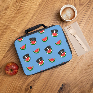 
            
                Load image into Gallery viewer, Lunch Bag - Allover Watermelon Print (Blue)
            
        