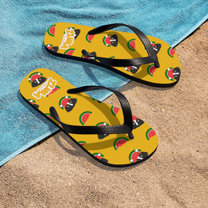 
            
                Load image into Gallery viewer, Unisex Flip-Flops - Yellow Watermelon
            
        
