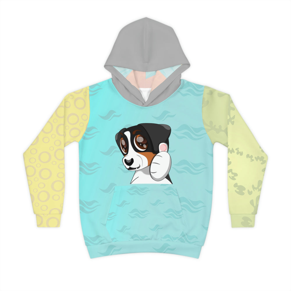 Allover Print Hoodie - Thumbs Up