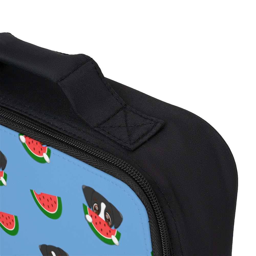 Lunch Bag - Allover Watermelon Print (Blue)