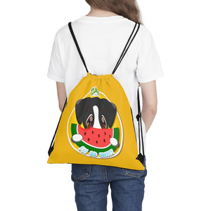Outdoor Drawstring Bag - Watermelon Logo (Yellow)